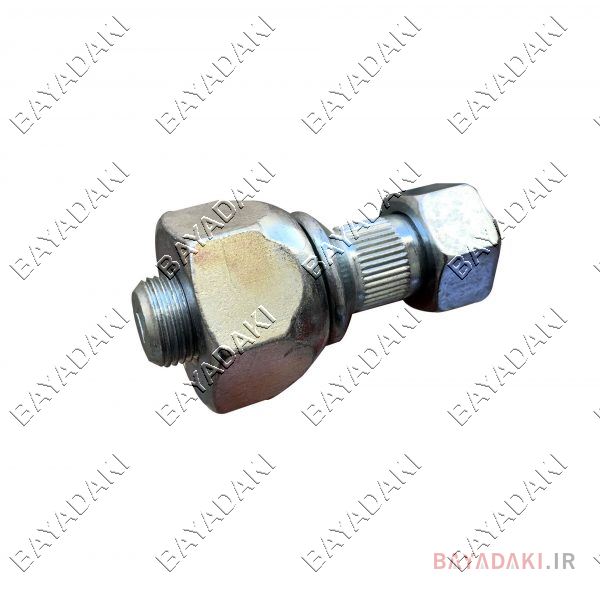 پیچ ومهره هیونداچرخ جلوچپ سفید- بسته 5 عددي