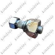 پیچ ومهره هیونداچرخ جلوراست سفید- بسته 5 عددي