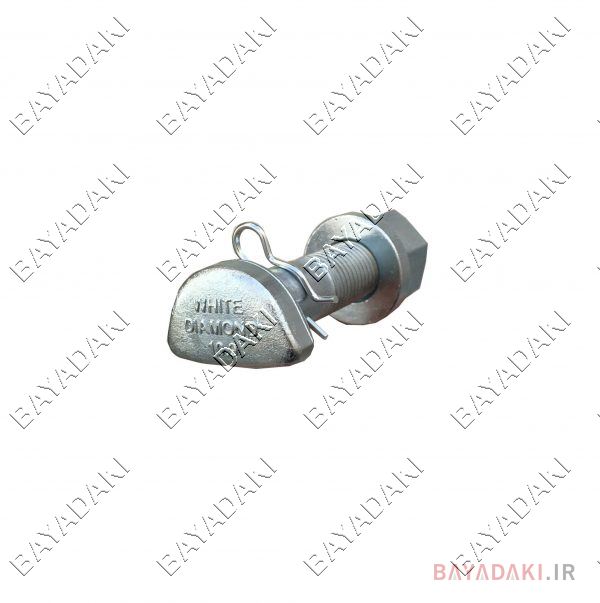 پيچ ومهره چرخ جلوده تن8cm