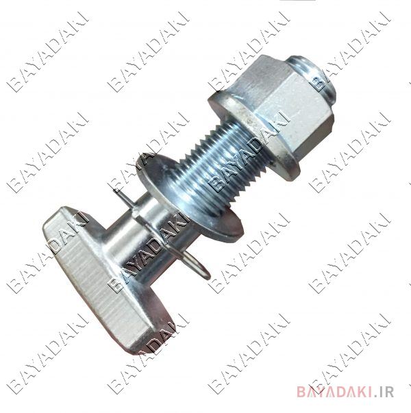 پیچ ومهره مایلرچرخ جلو7cm- بسته 10 عددي