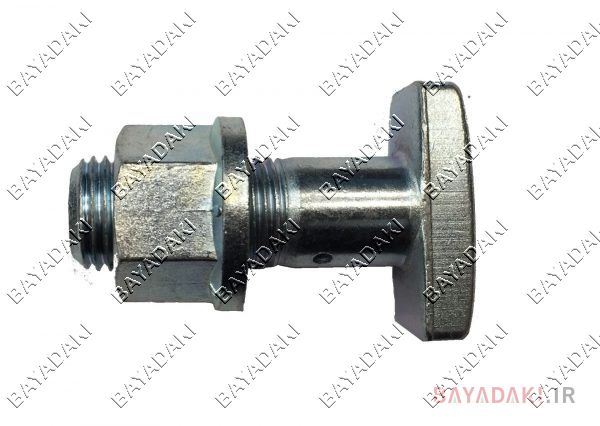 پیچ ومهره مایلرچرخ جلوکوتاه5cm- بسته 10 عددي